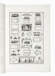 JEAN BAPTISTE LOUIS GEORGES SEROUX D'AGINCOURT : Storia dell'arte dimostrata coi monumenti dalla sua decadenza nel IV secolo fino al suo risorgimento nel XVI [...] Volume primo (-VI).  - Asta Libri, autografi e manoscritti - Associazione Nazionale - Case d'Asta italiane