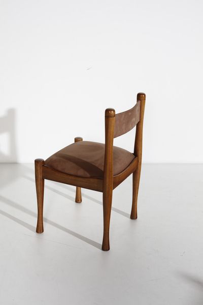 COPPOLA SILVIO (1920 - 1986) : Sei sedie per Bernini  - Asta Asta 357 | DESIGN E ARTI DECORATIVE DEL NOVECENTO Online - Associazione Nazionale - Case d'Asta italiane