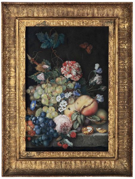 ,Jan Frans van Dael : Natura morta con fiori e frutti  - Asta Dimore Italiane - Associazione Nazionale - Case d'Asta italiane