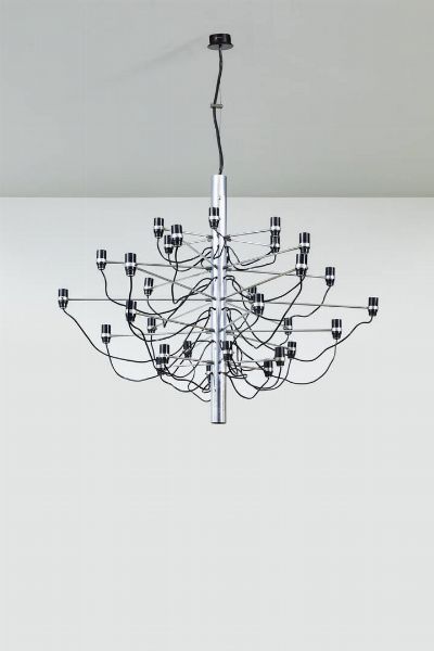 GINO SARFATTI : Lampadario mod. 2097/30  - Asta Asta 200 Illuminazione - Associazione Nazionale - Case d'Asta italiane