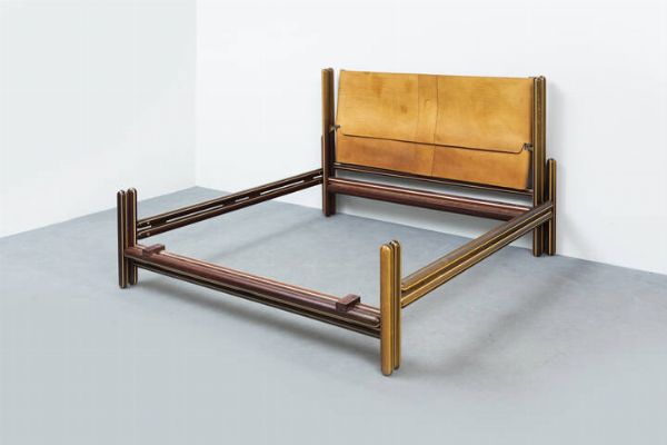 Carlo Scarpa : Letto mod.Toledo  - Asta Asta 202 Design - Associazione Nazionale - Case d'Asta italiane