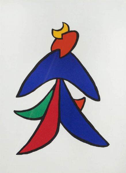 ALEXANDER CALDER Lawton (USA) 1898 - 1976 New York (USA) : Le Bonnet Phrygien 1963  - Asta Asta 201 Grafica - Associazione Nazionale - Case d'Asta italiane