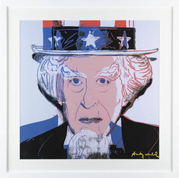 ANDY WARHOL Pittsburgh (USA) 1927 - 1987 New York (USA) : Uncle Sam  - Asta Asta 201 Grafica - Associazione Nazionale - Case d'Asta italiane