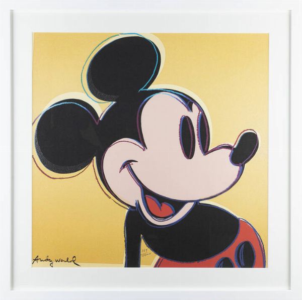 ANDY WARHOL Pittsburgh (USA) 1927 - 1987 New York (USA) : Mickey Mouse  - Asta Asta 201 Grafica - Associazione Nazionale - Case d'Asta italiane