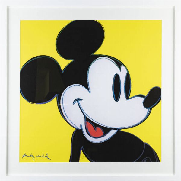 ANDY WARHOL Pittsburgh (USA) 1927 - 1987 New York (USA) : Mickey Mouse  - Asta Asta 201 Grafica - Associazione Nazionale - Case d'Asta italiane