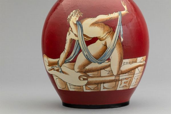 ,Gio Ponti : Richard Ginori, Sesto Fiorentino, 1925 ca L'edile  - Asta Ceramiche del Novecento italiano - Associazione Nazionale - Case d'Asta italiane