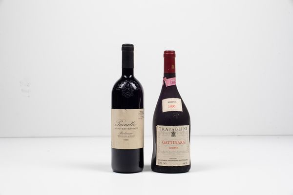 Prunotto, Barbaresco Montestefano<BR>Travaglini, Gattinara riserva  - Asta Vini e Distillati da collezione e da investimento - Associazione Nazionale - Case d'Asta italiane