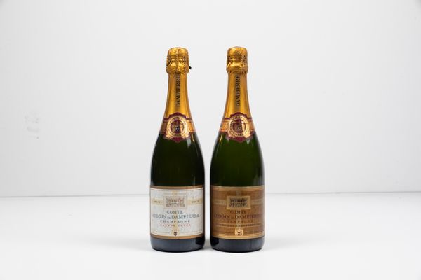 Comte Audoin de Dampierre, Champagne Grande Cuvee Brut<BR>Comte Audoin de Dampierre, Champagne Cuvee des Ambassadeurs Brut  - Asta Vini e Distillati da collezione e da investimento - Associazione Nazionale - Case d'Asta italiane