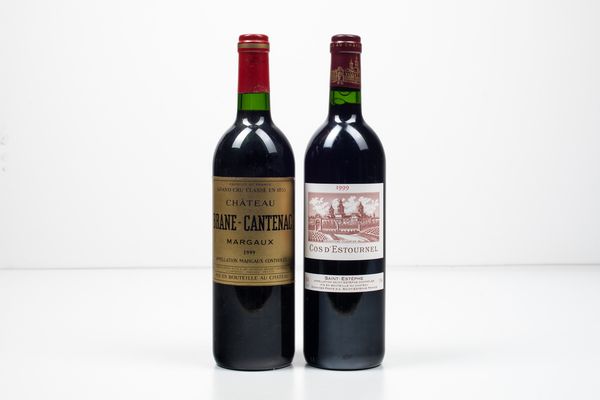 Chateau Brane Cantenac, Margaux<BR>Cos d'Estournel, Saint Estephe  - Asta Vini e Distillati da collezione e da investimento - Associazione Nazionale - Case d'Asta italiane