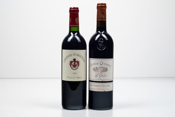 Chateau d'Aiguilhe, Cotes de Castillon<BR>Chateau Quinault, Saint Emilion L'Enclos  - Asta Vini e Distillati da collezione e da investimento - Associazione Nazionale - Case d'Asta italiane