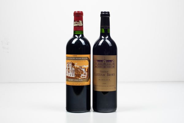 Chateau Ducru Beaucaillou, Saint Julien<BR>Chateau Cantenac Brown, Margaux  - Asta Vini e Distillati da collezione e da investimento - Associazione Nazionale - Case d'Asta italiane