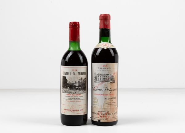 Chateau La Tuiliere, Cotes de Bourg<BR>Chateau Belgrave, Haut Medoc  - Asta Vini e Distillati da collezione e da investimento - Associazione Nazionale - Case d'Asta italiane