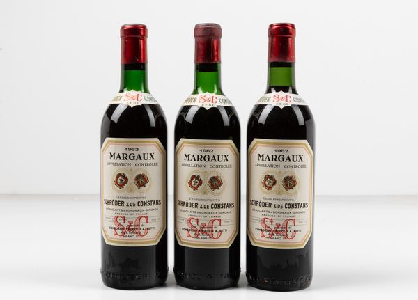 Schroder & de Constans, Margaux  - Asta Vini e Distillati da collezione e da investimento - Associazione Nazionale - Case d'Asta italiane