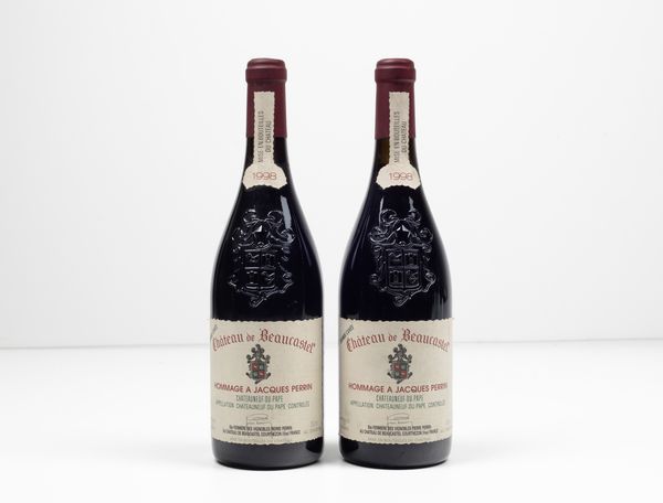 Chateau de Beucastel, Chateauneuf du Pape Hommage a Jacques Perrin Grande Cuvee  - Asta Vini e Distillati da collezione e da investimento - Associazione Nazionale - Case d'Asta italiane