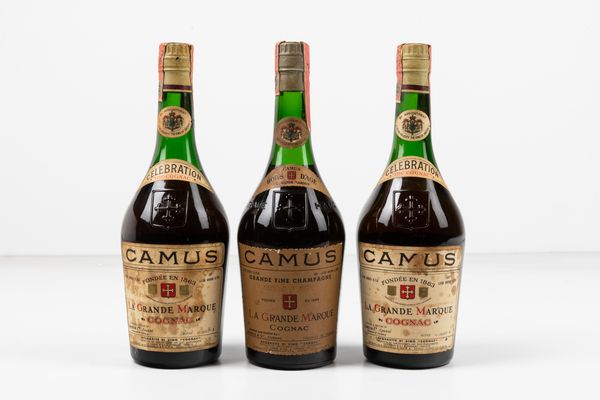 Camus, Cognac La Grande Marque Celebration<BR>Camus, Grande Fine Champagne Cognac La Grande Marque Hors d'Age  - Asta Vini e Distillati da collezione e da investimento - Associazione Nazionale - Case d'Asta italiane