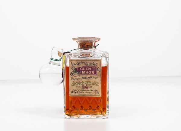 Glen Mhor, Highland Malt Scotch Whisky 24 years old Edinburgh Crystal Decanter  - Asta Vini e Distillati da collezione e da investimento - Associazione Nazionale - Case d'Asta italiane