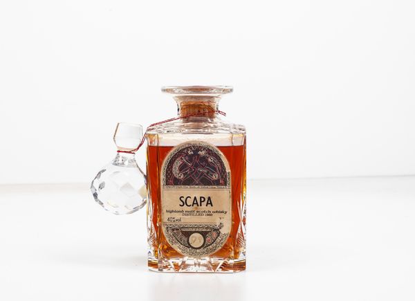 Scapa, Gordon & Macphail, Highland Malt Scotch Whisky 21 years old Decanter  - Asta Vini e Distillati da collezione e da investimento - Associazione Nazionale - Case d'Asta italiane