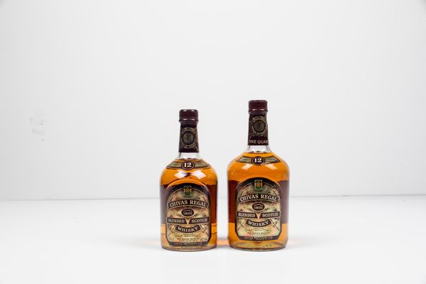 Chivas Brothers, Chivas Regal Blended Scotch Whisky 12 years old  - Asta Vini e Distillati da collezione e da investimento - Associazione Nazionale - Case d'Asta italiane