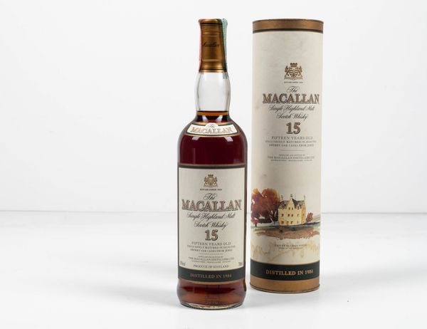 The Macallan, Single Highland Malt Scotch Whisky 15 years old  - Asta Vini e Distillati da collezione e da investimento - Associazione Nazionale - Case d'Asta italiane