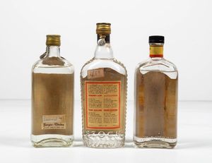 Distilleria Bergia, Gin<BR>Stock, Dry Gin<BR>Buton, Dry Gin  - Asta Vini e Distillati da collezione e da investimento - Associazione Nazionale - Case d'Asta italiane