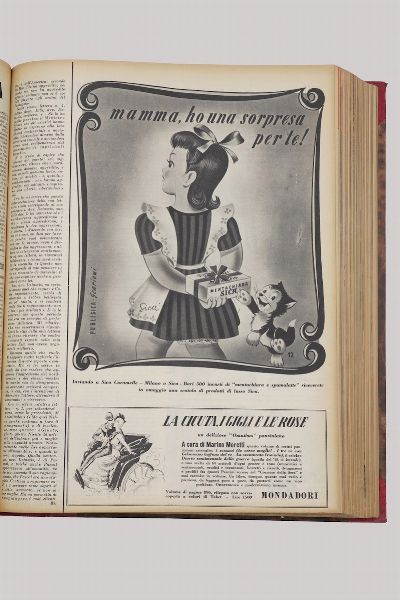 Lotto composto da riviste Epoca degli anni 50 - 60 rilegate in 25 volumi  - Asta Antiquariato Aprile | Cambi Time - Associazione Nazionale - Case d'Asta italiane