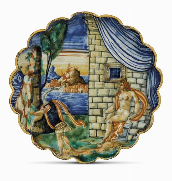 CRESPINA, CASTELDURANTE, BOTTEGA PICCHI, 1550-1560 CIRCA  - Asta Ceramica. Maioliche e porcellane dal XVI al XIX secolo | A Tempo  - Associazione Nazionale - Case d'Asta italiane