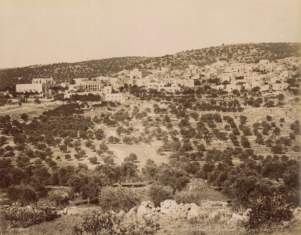 ,George & Constantine Zangaki : Panorama de Bethleem ; Village de Beit Djalah  - Asta Fotografia dell'800: album di viaggio - Associazione Nazionale - Case d'Asta italiane