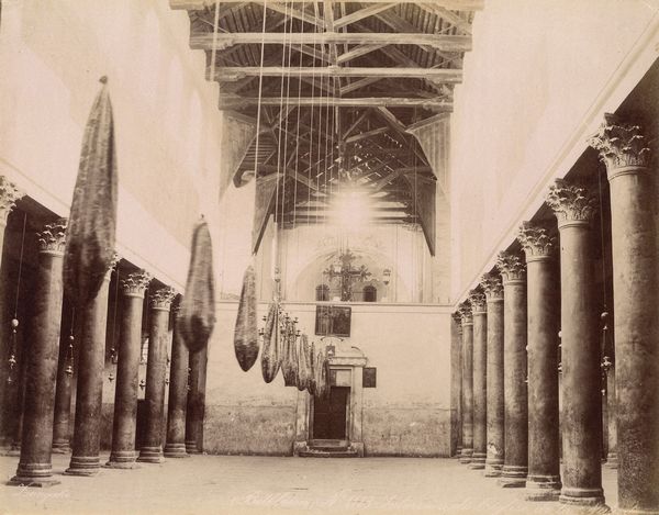 ,George & Constantine Zangaki : Bethleem interieur de l'eglise de la Nativit  - Asta Fotografia dell'800: album di viaggio - Associazione Nazionale - Case d'Asta italiane