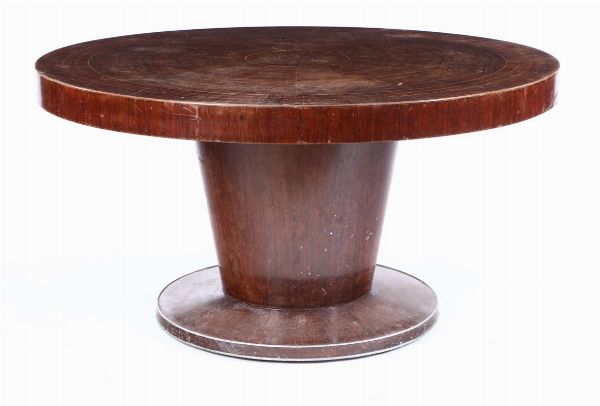 Tavolo da pranzo circolare in legno palissandro, XIX secolo  - Asta Antiquariato - Associazione Nazionale - Case d'Asta italiane