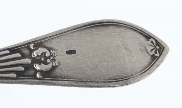Servizio di posate da pesce in argento, Russia XX secolo  - Asta Antiquariato - Associazione Nazionale - Case d'Asta italiane