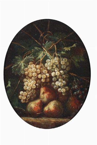 Sei piccole nature morte con frutta  - Asta Antiquariato - Associazione Nazionale - Case d'Asta italiane