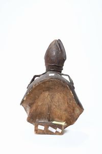 Busto di Vescovo in legno laccato, Italia del nord o Francia, XVII secolo  - Asta Antiquariato - Associazione Nazionale - Case d'Asta italiane