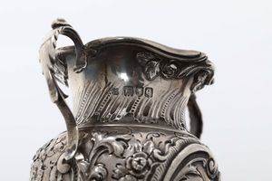 Coppia di vasetti in argento, Londra XIX-XX secolo  - Asta Antiquariato - Associazione Nazionale - Case d'Asta italiane