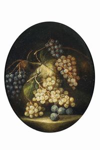 Sei piccole nature morte con frutta  - Asta Antiquariato - Associazione Nazionale - Case d'Asta italiane