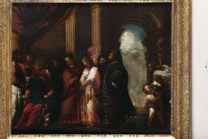 Cristo e l'adultera  - Asta Antiquariato - Associazione Nazionale - Case d'Asta italiane