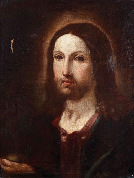 Scuola del XVII secolo Cristo  - Asta Dipinti Antichi - Associazione Nazionale - Case d'Asta italiane