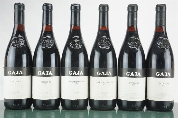 Selezione Gaja 1997  - Asta L'Essenziale - Vini Italiani e Francesi da Cantine Selezionate - Associazione Nazionale - Case d'Asta italiane