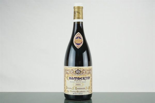 Chambertin Domaine Armand Rousseau 2003  - Asta L'Essenziale - Vini Italiani e Francesi da Cantine Selezionate - Associazione Nazionale - Case d'Asta italiane