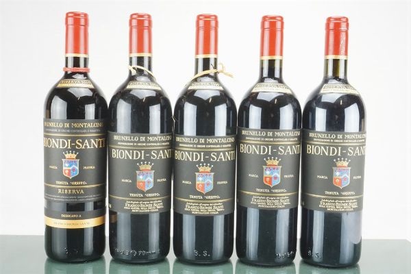 Brunello di Montalcino Riserva Biondi Santi  - Asta L'Essenziale - Vini Italiani e Francesi da Cantine Selezionate - Associazione Nazionale - Case d'Asta italiane