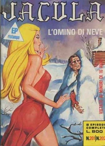 ,Studio Giolitti : Jacula - L'omino di neve  - Asta Guido Crepax e i grandi maestri dell'erotismo - Associazione Nazionale - Case d'Asta italiane