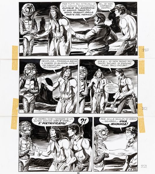 ,Gallieno Ferri : Zagor - Il Demone della Follia  - Asta Fumetti: tavole e illustrazioni originali - Associazione Nazionale - Case d'Asta italiane