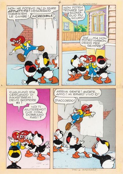 ,Giulio Chierchini : Paperinik e l'incredibile Little Gum  - Asta Fumetti: tavole e illustrazioni originali - Associazione Nazionale - Case d'Asta italiane