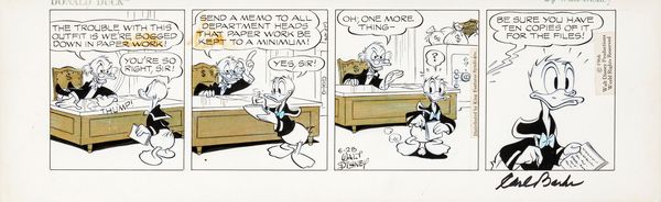 ,Al Taliaferro : Donald Duck  - Asta Fumetti: tavole e illustrazioni originali - Associazione Nazionale - Case d'Asta italiane