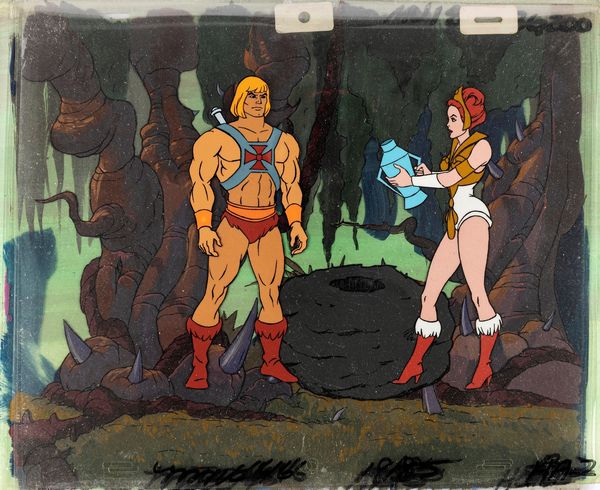 ,Studio Filmation : He-Man e i dominatori dell'universo  - Asta Fumetti: tavole e illustrazioni originali - Associazione Nazionale - Case d'Asta italiane