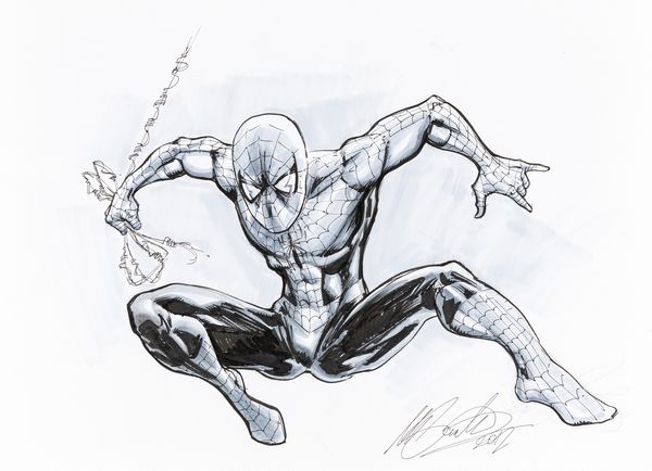 ,Mark Bagley : Spider-Man  - Asta Fumetti: tavole e illustrazioni originali - Associazione Nazionale - Case d'Asta italiane