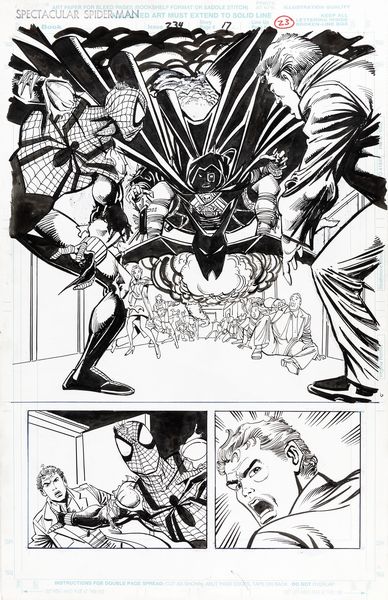 ,Sal Buscema : Spectacular Spider-Man - Leap of Faith  - Asta Fumetti: tavole e illustrazioni originali - Associazione Nazionale - Case d'Asta italiane