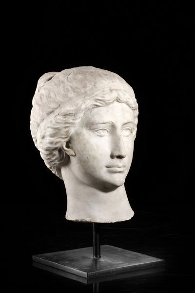 SCULTORE DEL XVI-XVII SECOLO : Volto femminile  - Asta Asta 360 | ARTE ANTICA E DEL XIX SECOLO - Dipinti antichi e antiquariato Tradizionale - Associazione Nazionale - Case d'Asta italiane