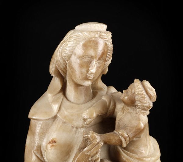 MANIFATTURA TRAPANESE DEL XVII SECOLO : Madonna con Bambino  - Asta Asta 360 | ARTE ANTICA E DEL XIX SECOLO - Dipinti antichi e antiquariato Tradizionale - Associazione Nazionale - Case d'Asta italiane