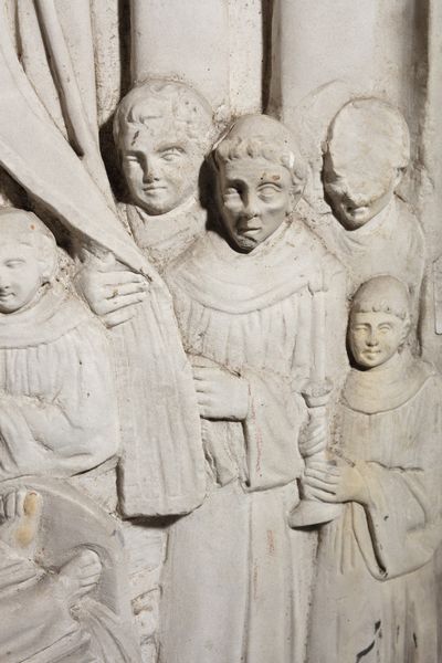 SCULTORE DEL XVIII SECOLO : Morte di San Bernardino da Siena in pietra scolpita  - Asta Asta 360 | ARTE ANTICA E DEL XIX SECOLO - Dipinti antichi e antiquariato Tradizionale - Associazione Nazionale - Case d'Asta italiane