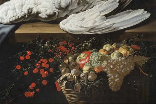 VAN UTRECHT ADRIAEN (1599 - 1652) : Ambito di. Scena di cucina con natura morta di cacciagione, frutta e ortaggi (Cristo nella casa di Marta e Maria)  - Asta Asta 360 | ARTE ANTICA E DEL XIX SECOLO - Dipinti antichi e antiquariato Tradizionale - Associazione Nazionale - Case d'Asta italiane